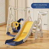 Children Playground Slide and Swing Set - Swings & Slide Combo (Multicolor)
